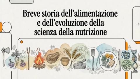 Breve storia dell'Alimentazione e dell'Evoluzione della Scienza della Nutrizione.