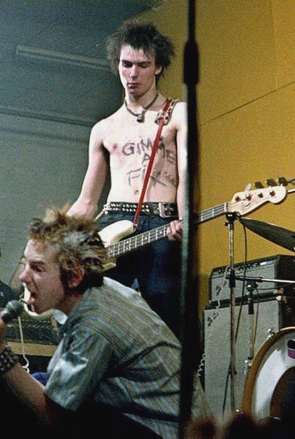 Johnny Rotten and Sid Vicious | Photo | FusoElektronique