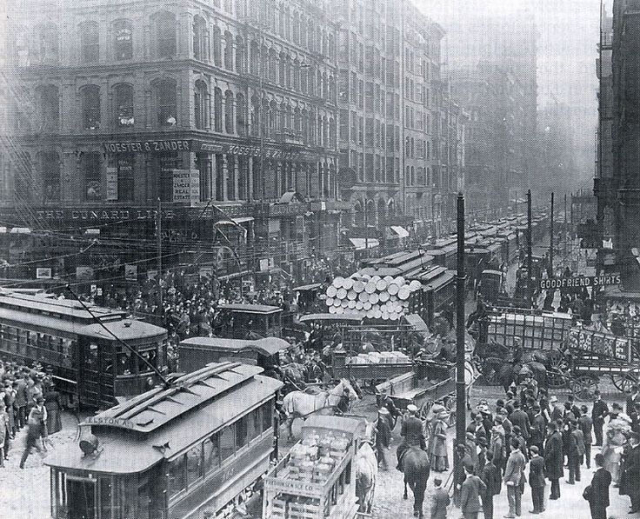 rush-hour-in-chicago-1909-photo-fusoelektronique