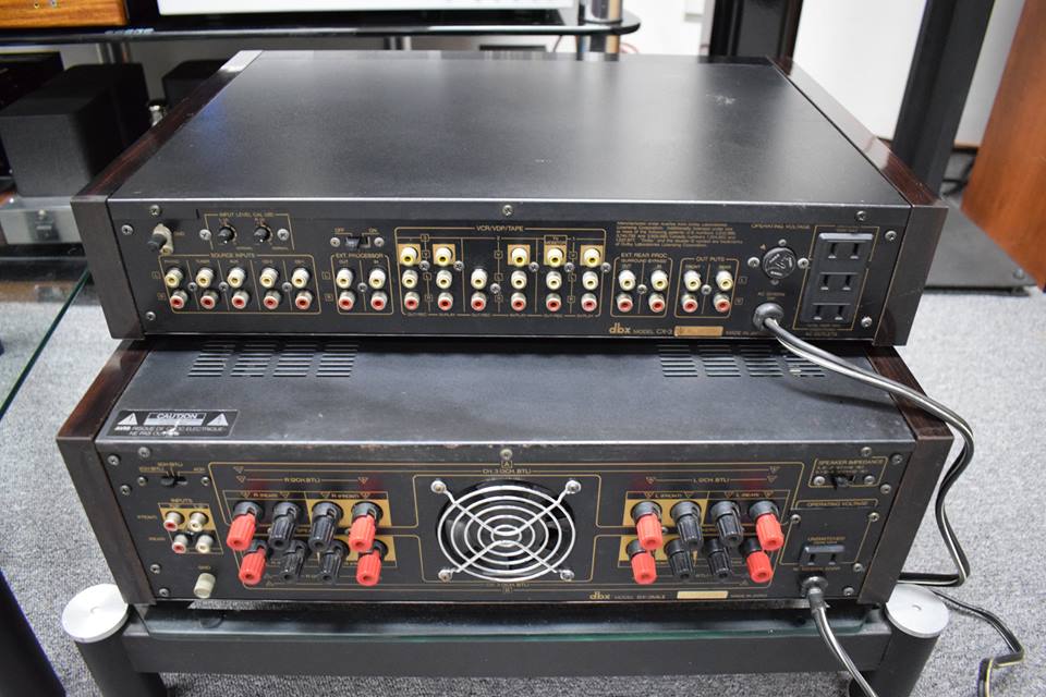 DBX BX3 MkII Power Amplifier with DBX CX3 Control PreAmplifier